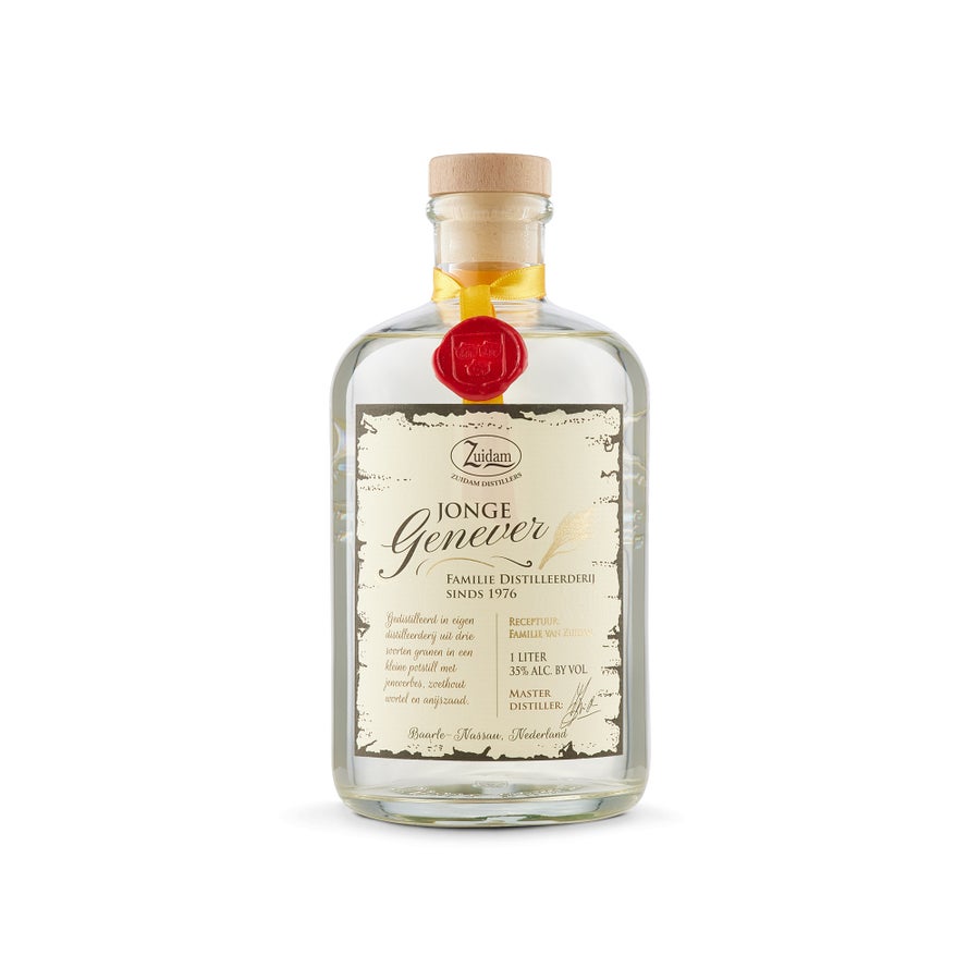 Personalised Jenever Gin Gift - Zuidam - Young Jenever