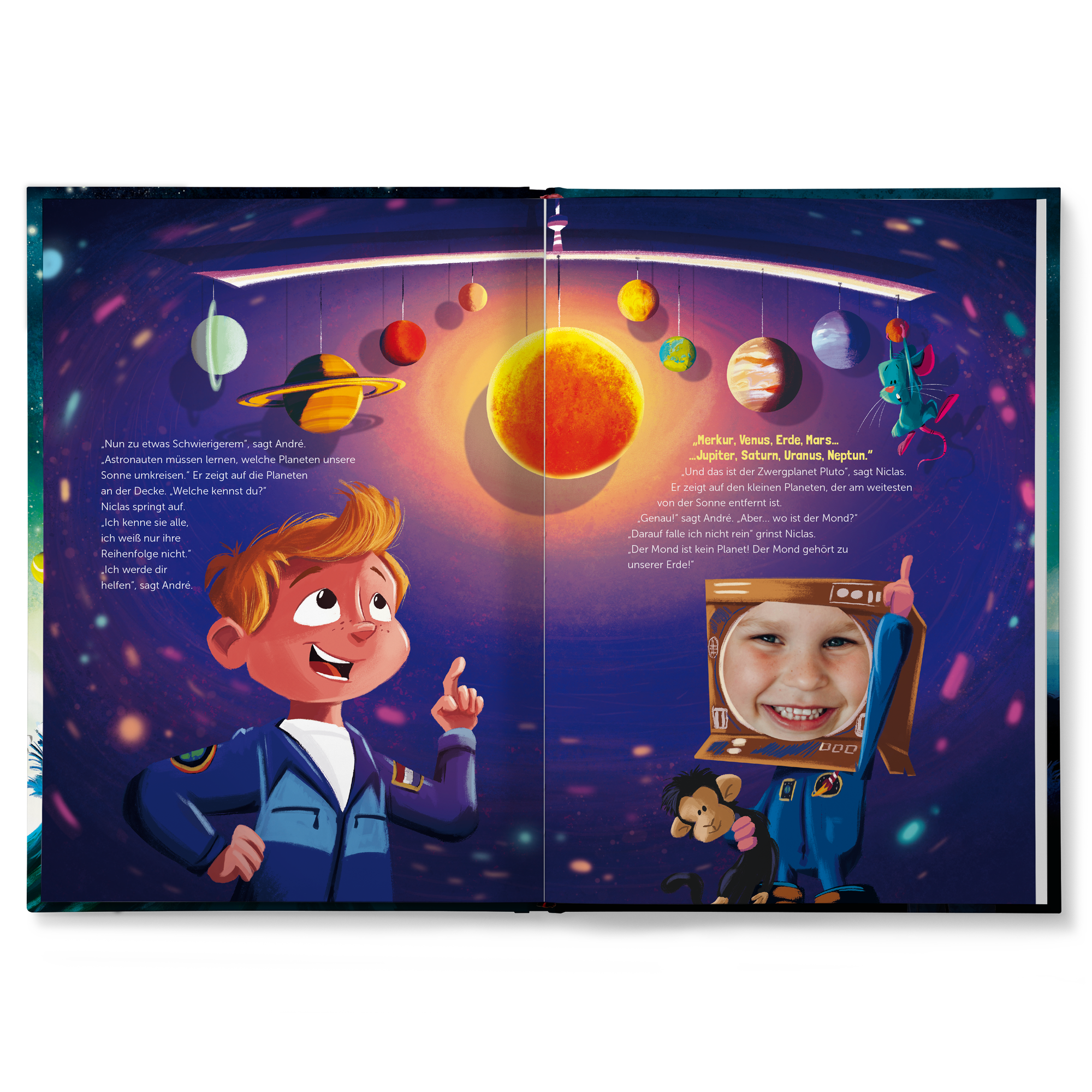 Kinderbuch  Wie man Astronaut wird personalisieren