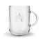 Teeglas mit Gravur - rund