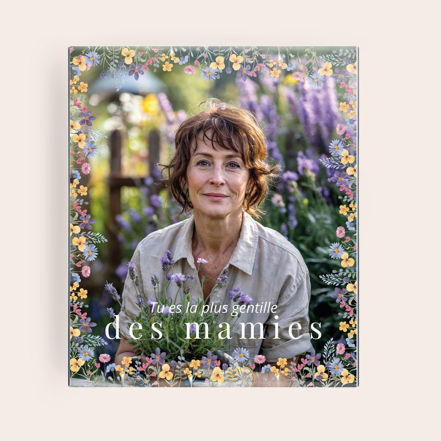 Thé Pukka personnalisé Boîte à thé personnalisée avec photo et le texte Tu es la plus gentille des mamies, leur sanctuaire personnalisé pour le thé est prêt.