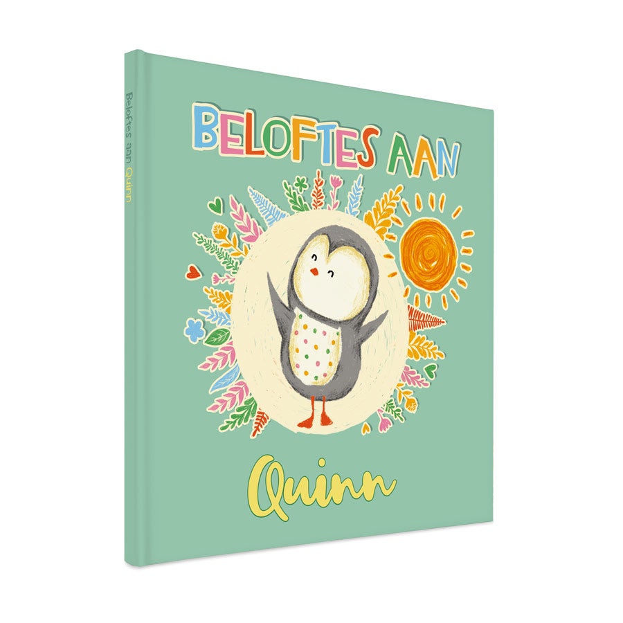 Boek "Beloftes aan" personaliseren