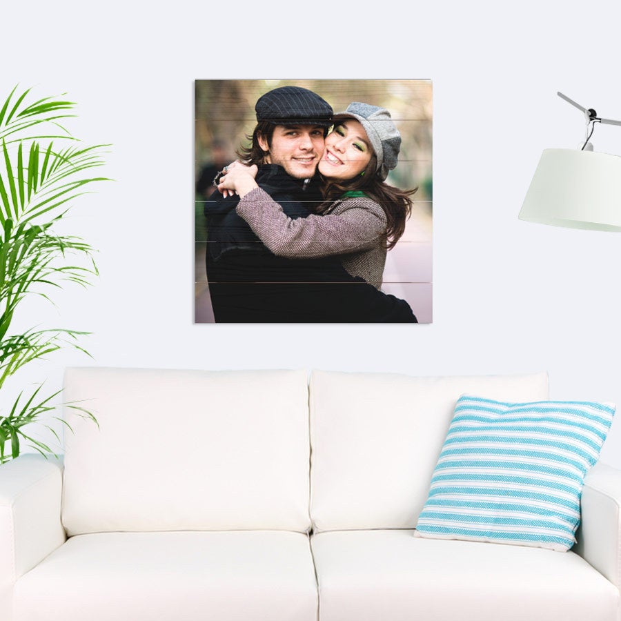 Foto auf Holz - Bretter Quadratisch (60x60cm)