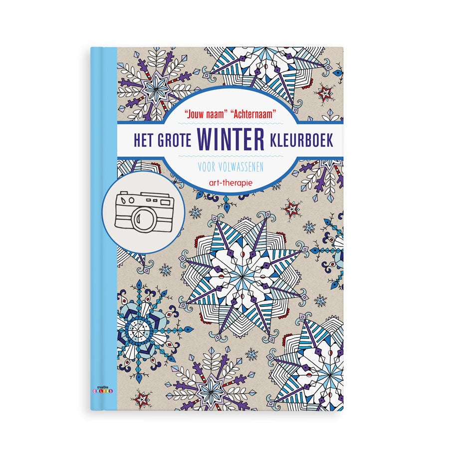 Kleurboek voor volwassenen "Het grote winter"