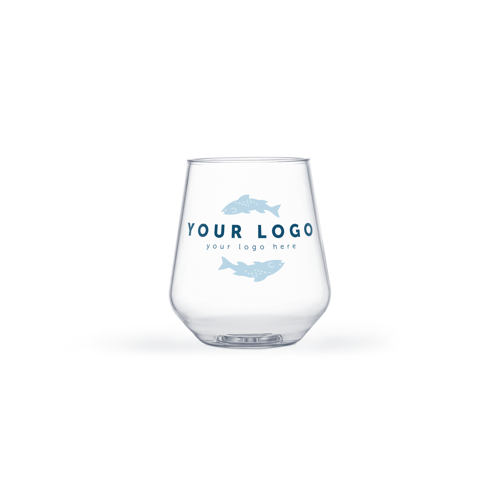 Water Glass - Plastic - Printed