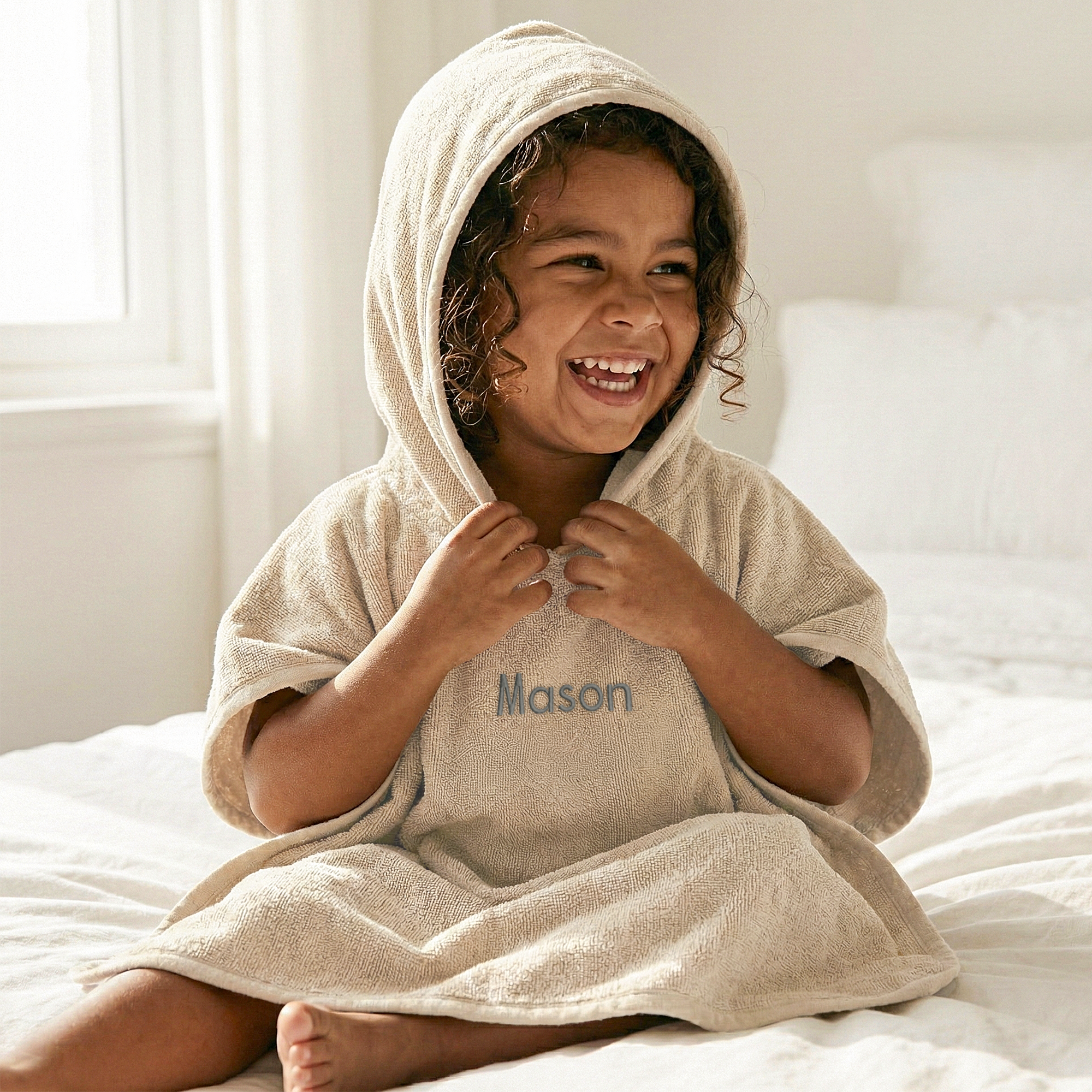 Personalisierter Kinder-Badeponcho