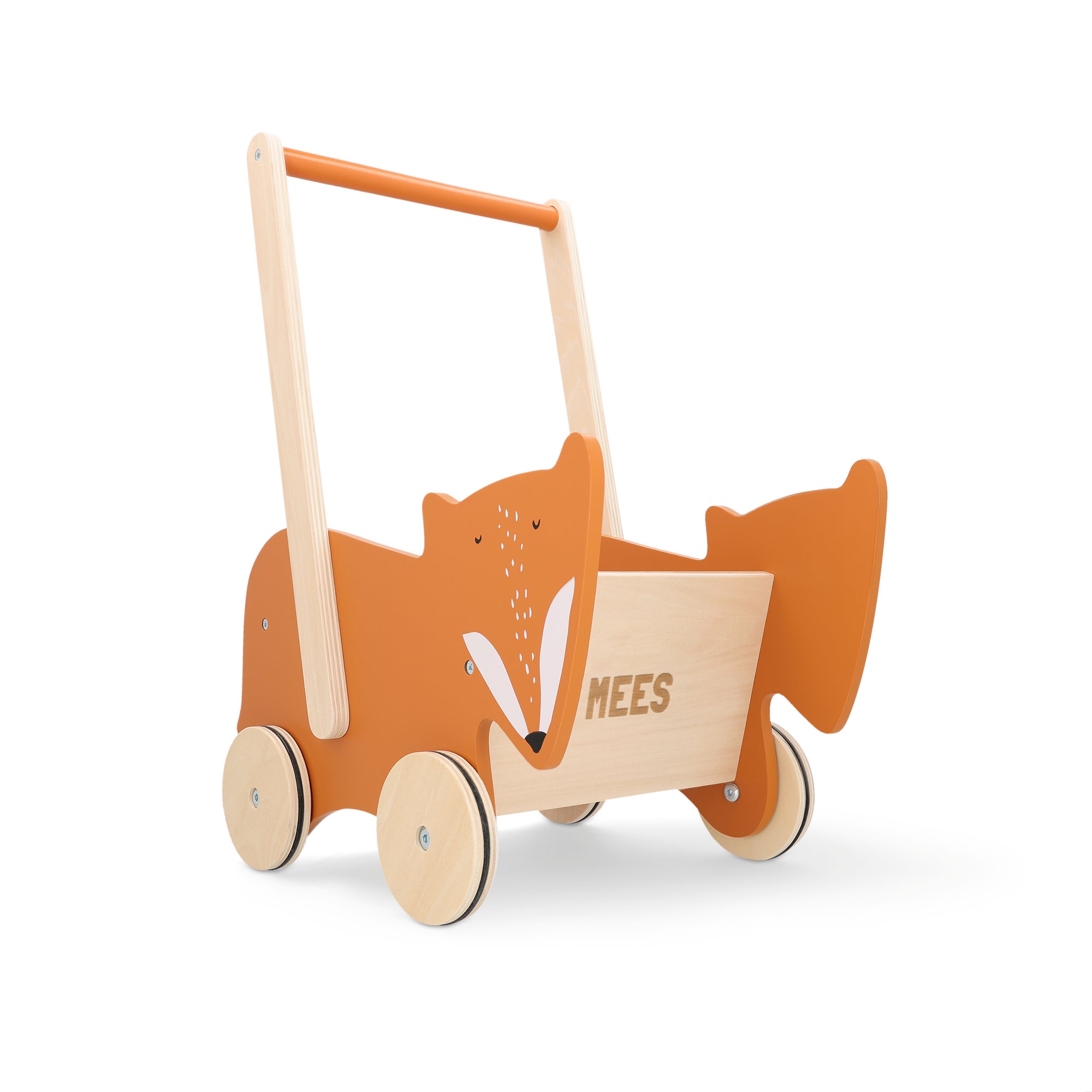 Trixie houten loopwagen met naam