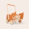 Houten loopwagen met naam Houten loopwagen met naam