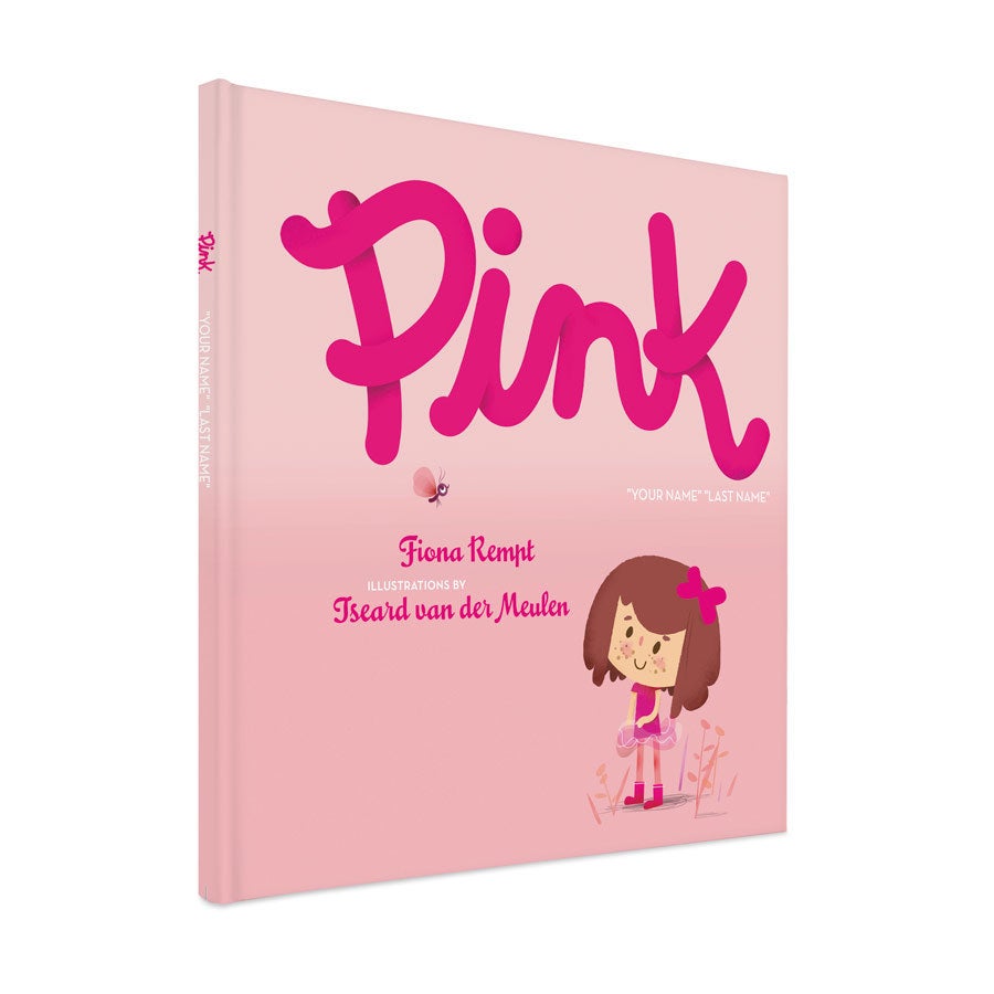 Personalised children's book - PINK - Softcover