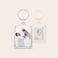 Sleutelhanger met logo Sleutelhanger met logo