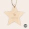 Engraved wooden Christmas star decoration Engraved wooden Christmas star decoration