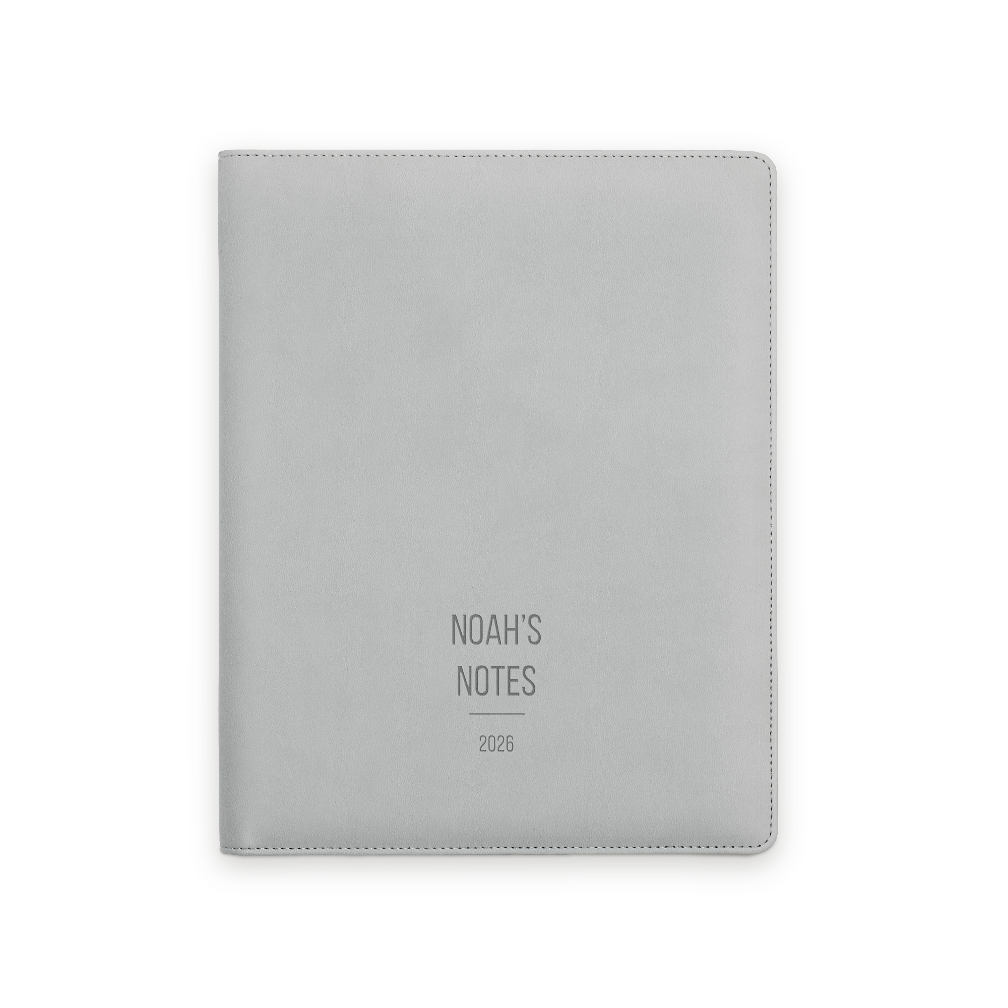 Estuche de piel vegana personalizado para libreta