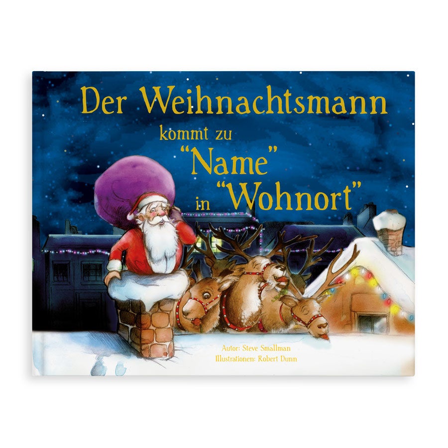 Personalisiertes Kinderbuch - Der Weihnachtsmann kommt