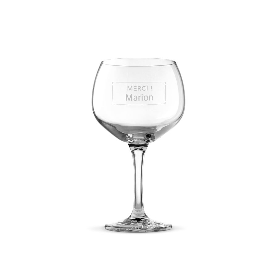 Verre à gin personnalisé Verre à gin personnalisé