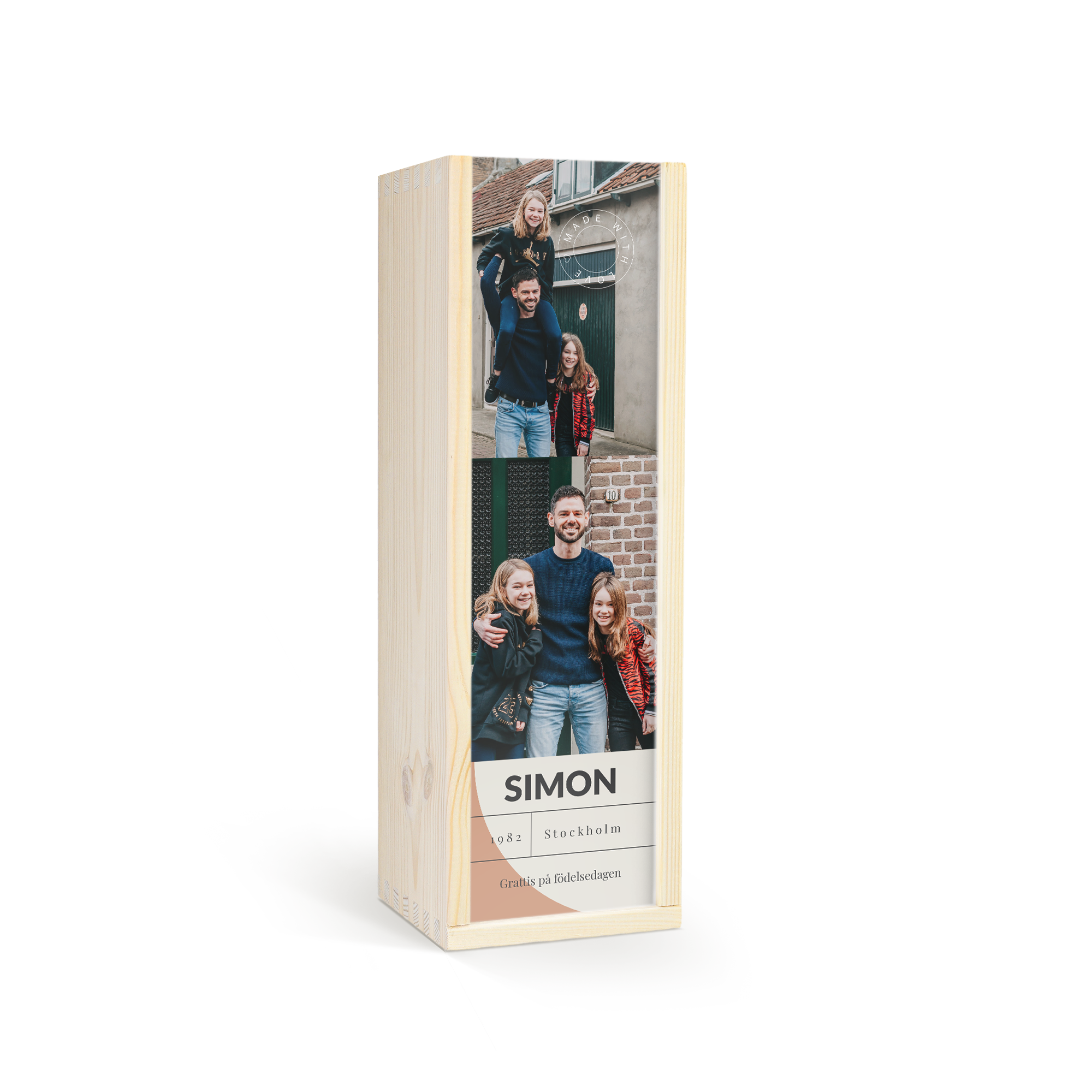 Glen Talloch whisky i personlig träväska