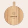 Personalised pizza board - Beech - Round - Engraved Personalised pizza board - Beech - Round - Engraved