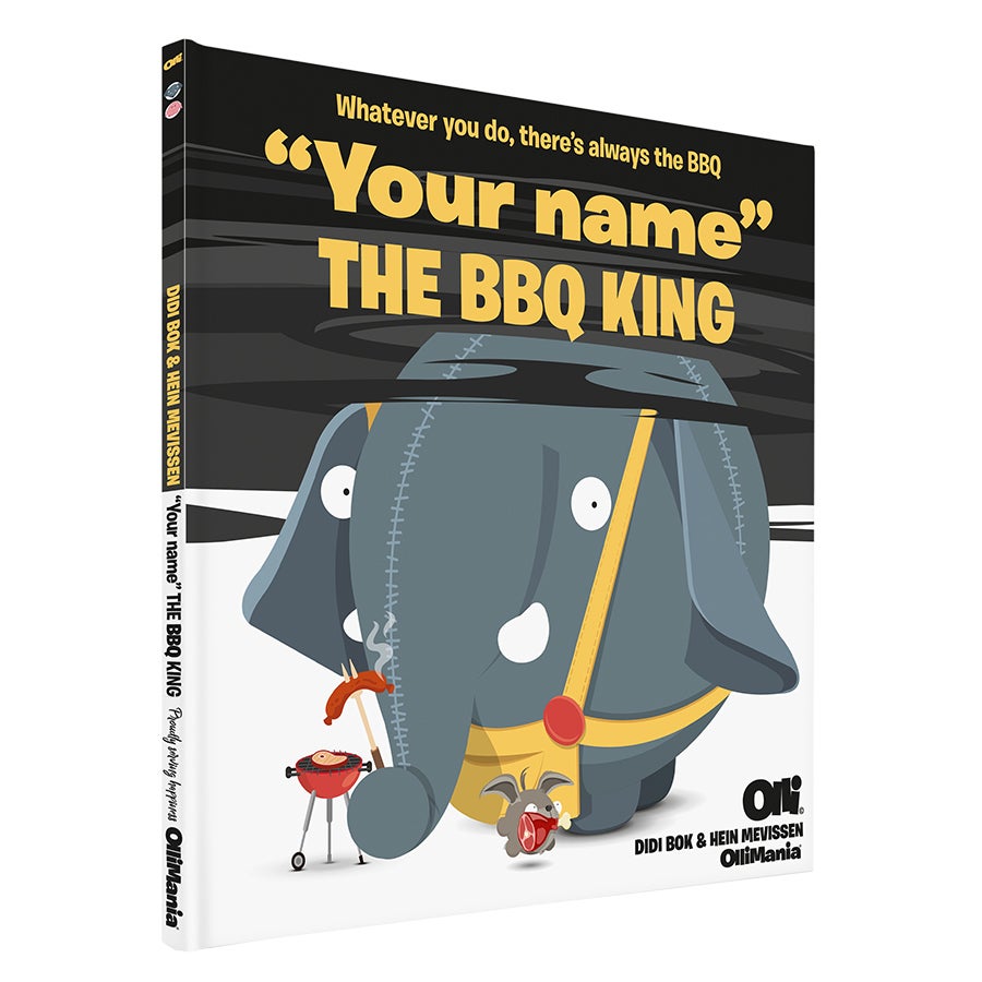 Personalised book - The BBQ King - XXL - Hardcover