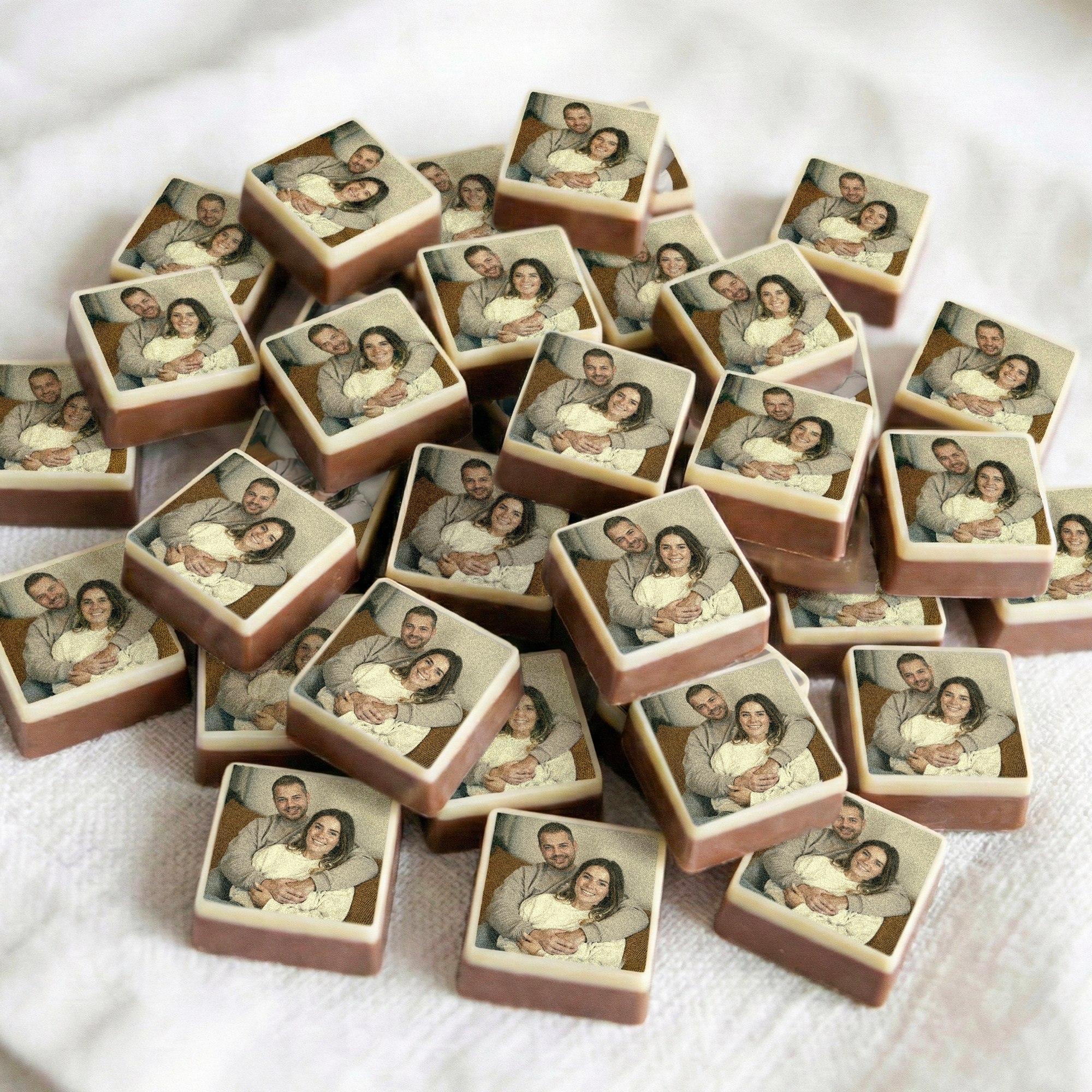 Chokladpraliner med din egen Foto