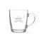 Personalised Glass Mug - Godmother - 2 pcs
