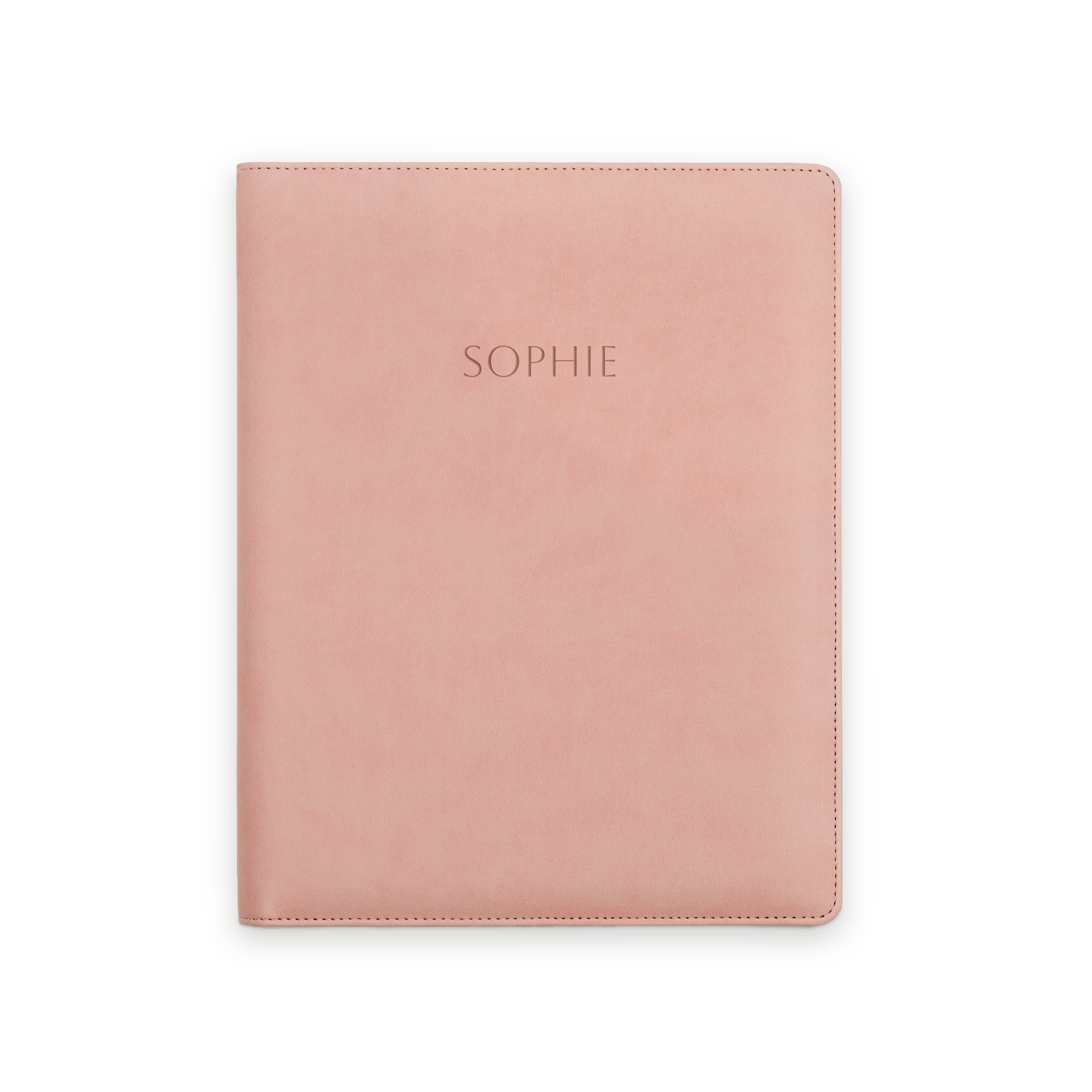 Estuche de piel vegana personalizado para libreta