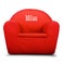 Fauteuil enfant avec nom imprimé