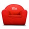 Personalised Children's Chair - Red