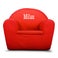 Personalised Toddler's chair - Red