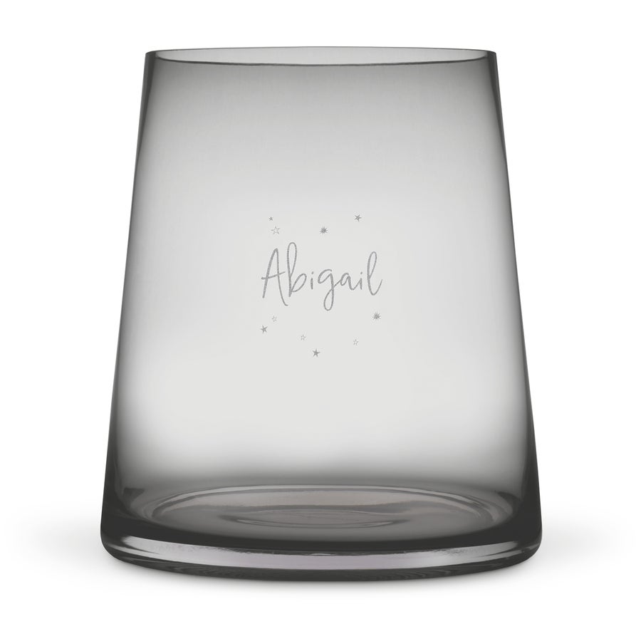 Personalised engraved vase Personalised engraved vase