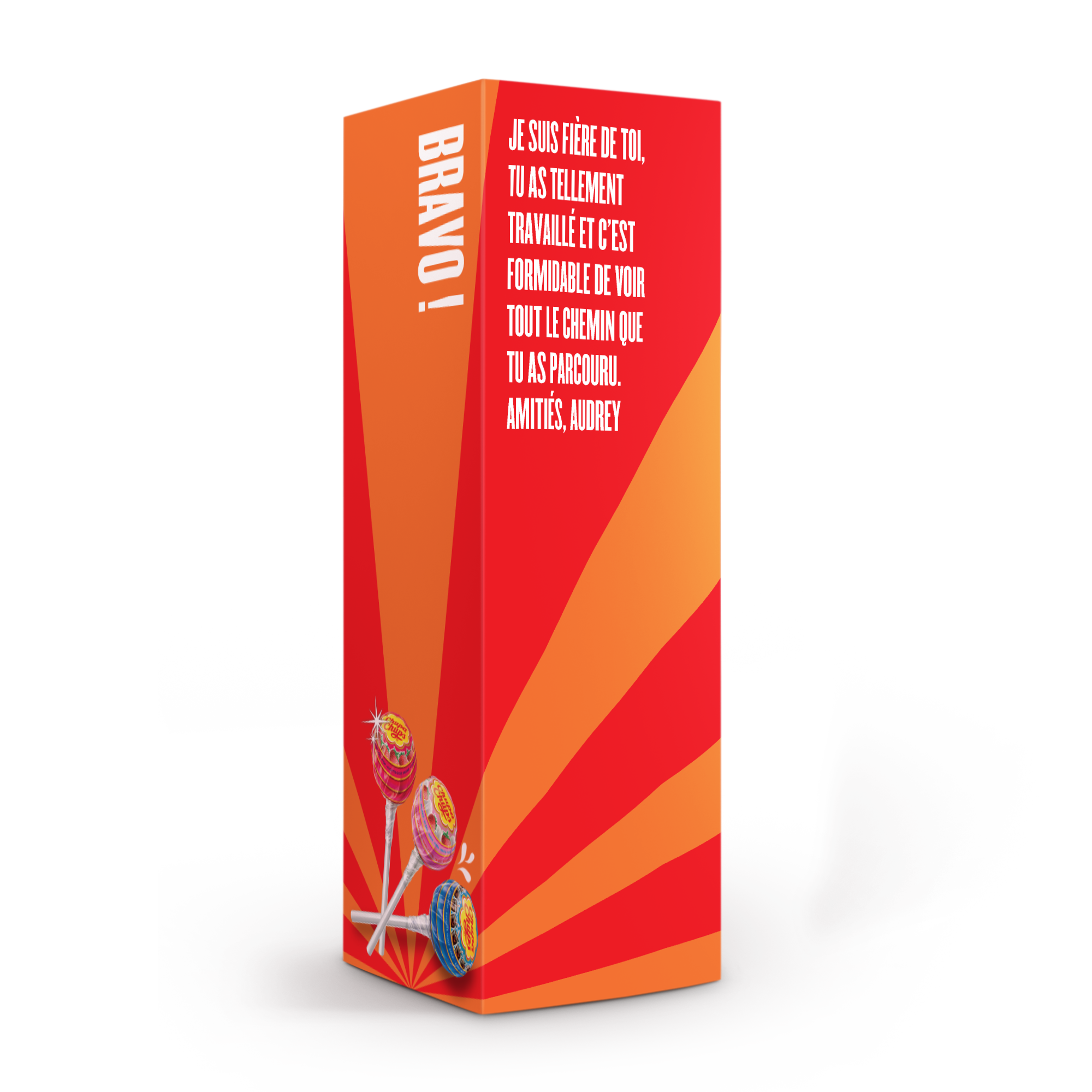 Coffret cadeau personnalisé Chupa Chups