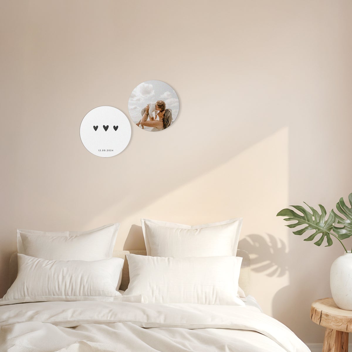 Personoidut pyöreät Forex-seinäpaneelit - 2 kappaletta