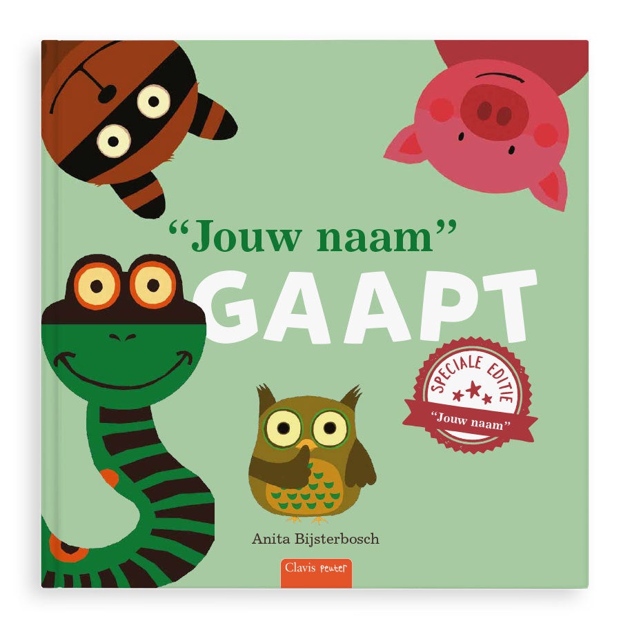 Boek "Iedereen gaapt - XXL " personaliseren