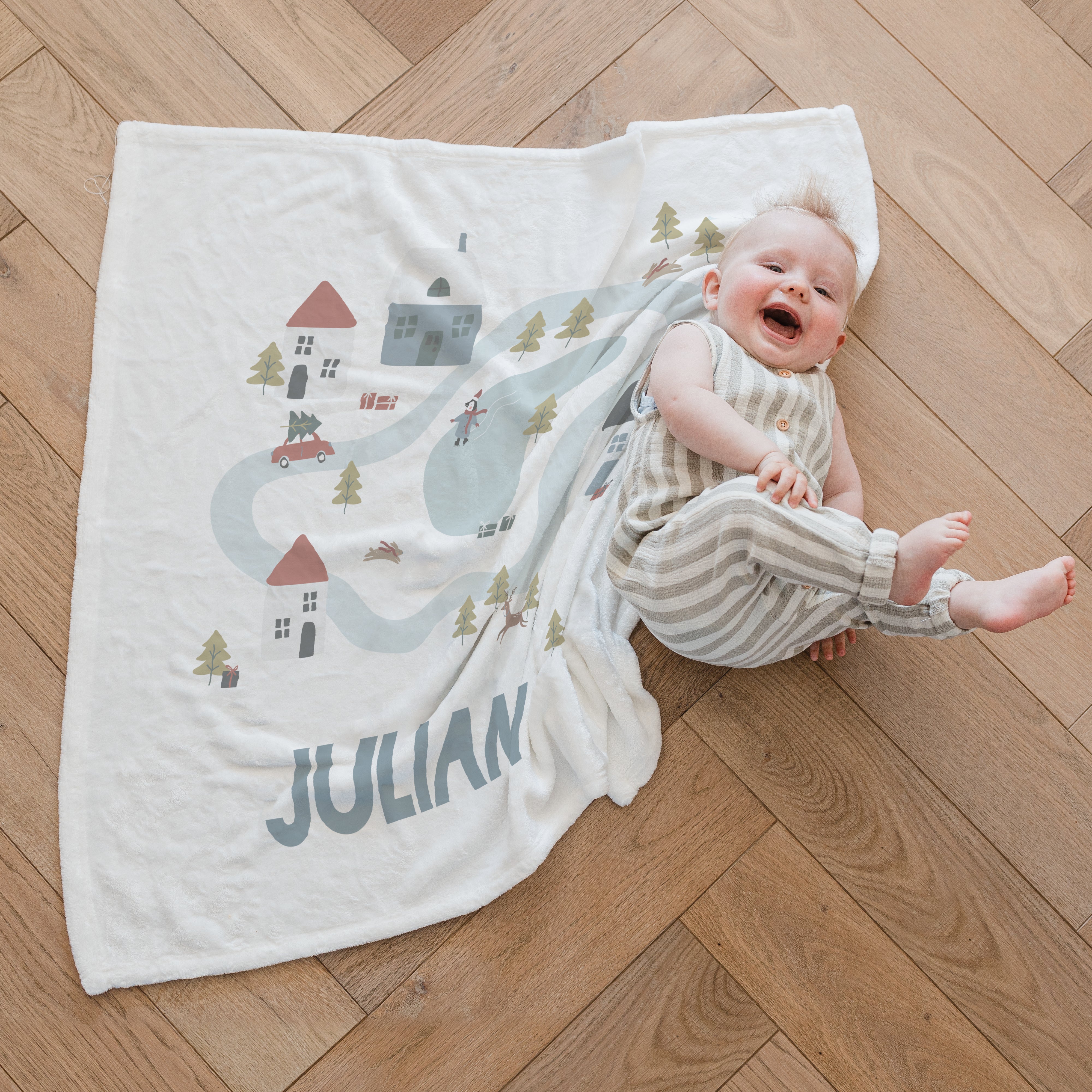 Personalised baby blanket - Fleece