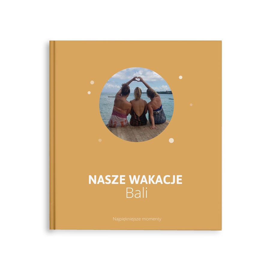 Wakacyjna fotoksiążka - M -Twarda okładka - 40str