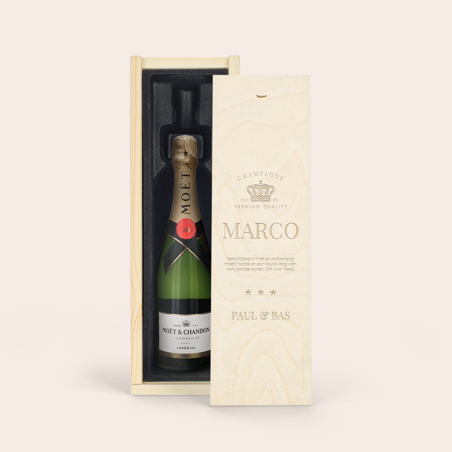 Moët & Chandon Brut 375ml personaliseren Moët & Chandon Brut 375ml personaliseren