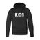 Hoodie - Herren - Schwarz - S