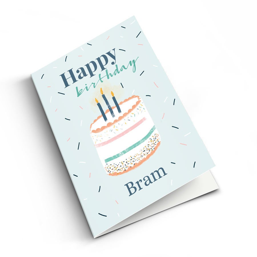 Geburtstagskarten selbst gestalten M Vertikal  - Onlineshop YourSurprise