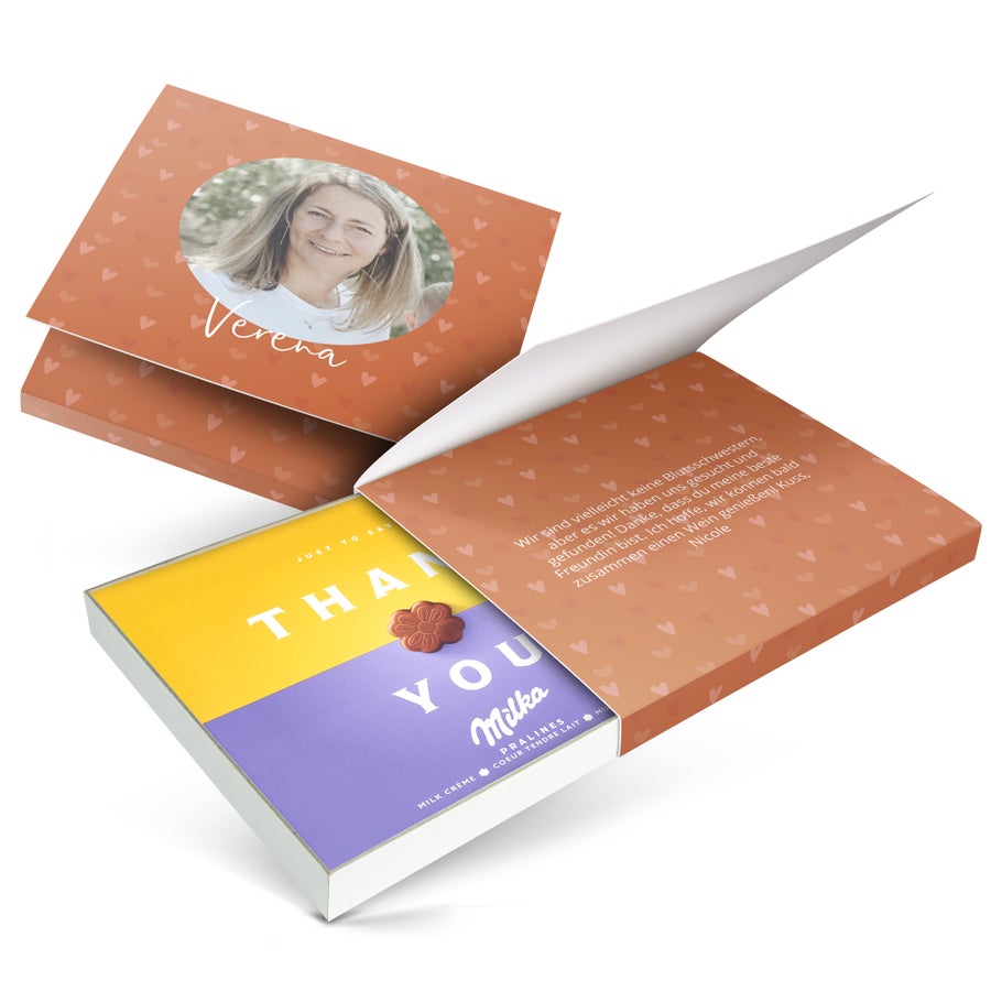 Milka Pralinen personalisieren - Einfach so... Milka Pralinen personalisieren - Einfach so...