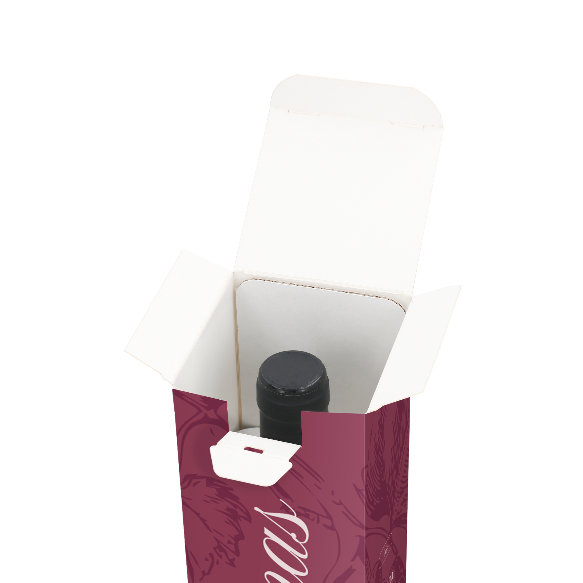 Tryckt vinlåda - Kartong