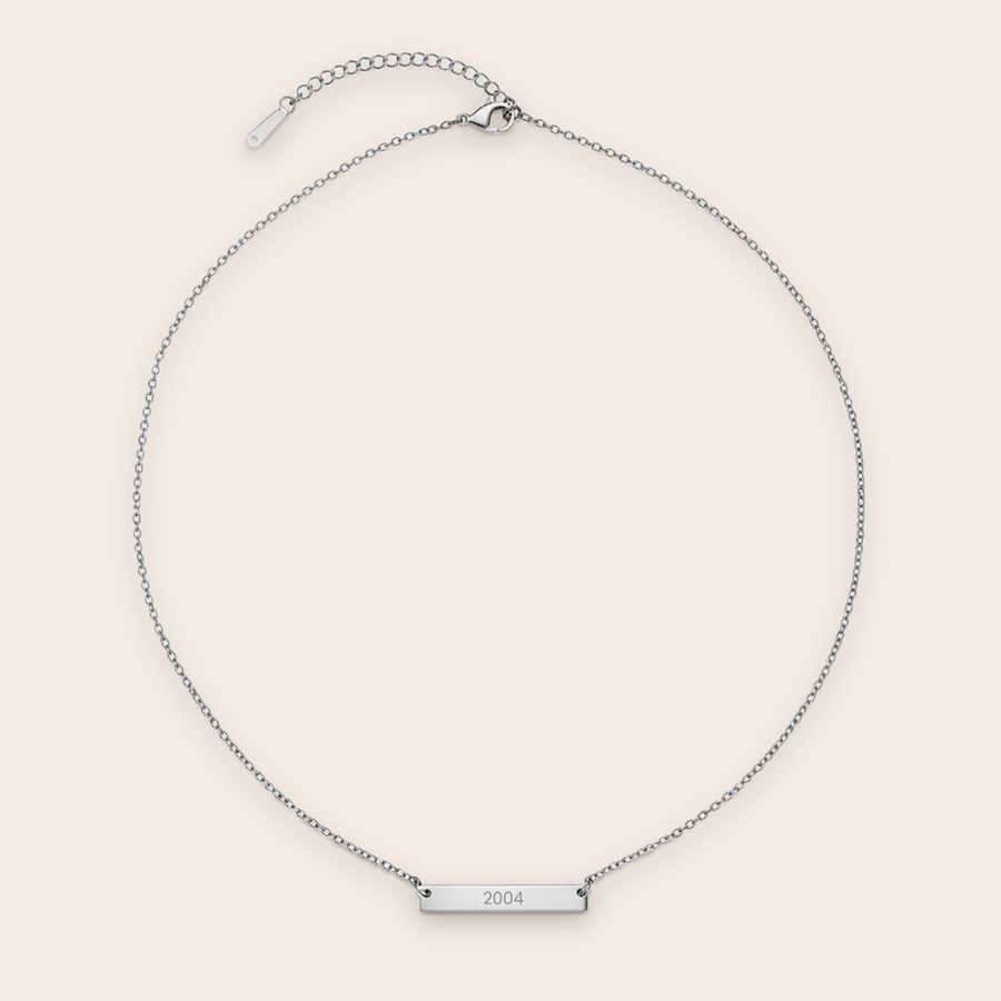 Personalised necklace with name - Silver Personalised necklace with name - Silver