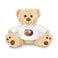 Personalised cuddly toy bear