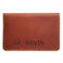 Kožený držák bankovní karty - Brown