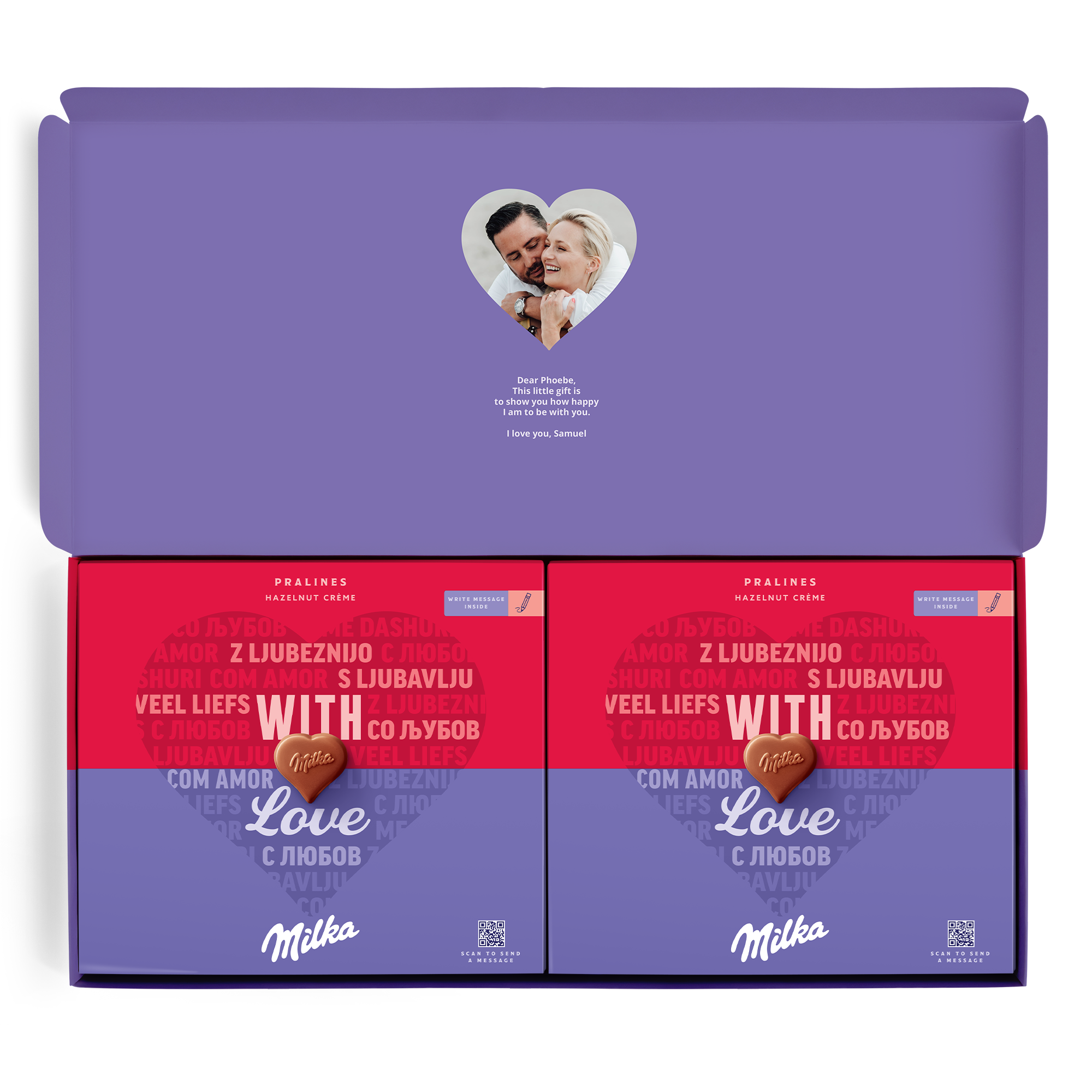 Praline Milka L'amore