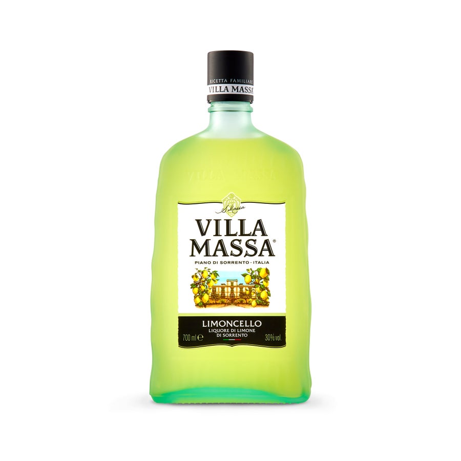 Limoncello Villa Massa likeur in kist personaliseren