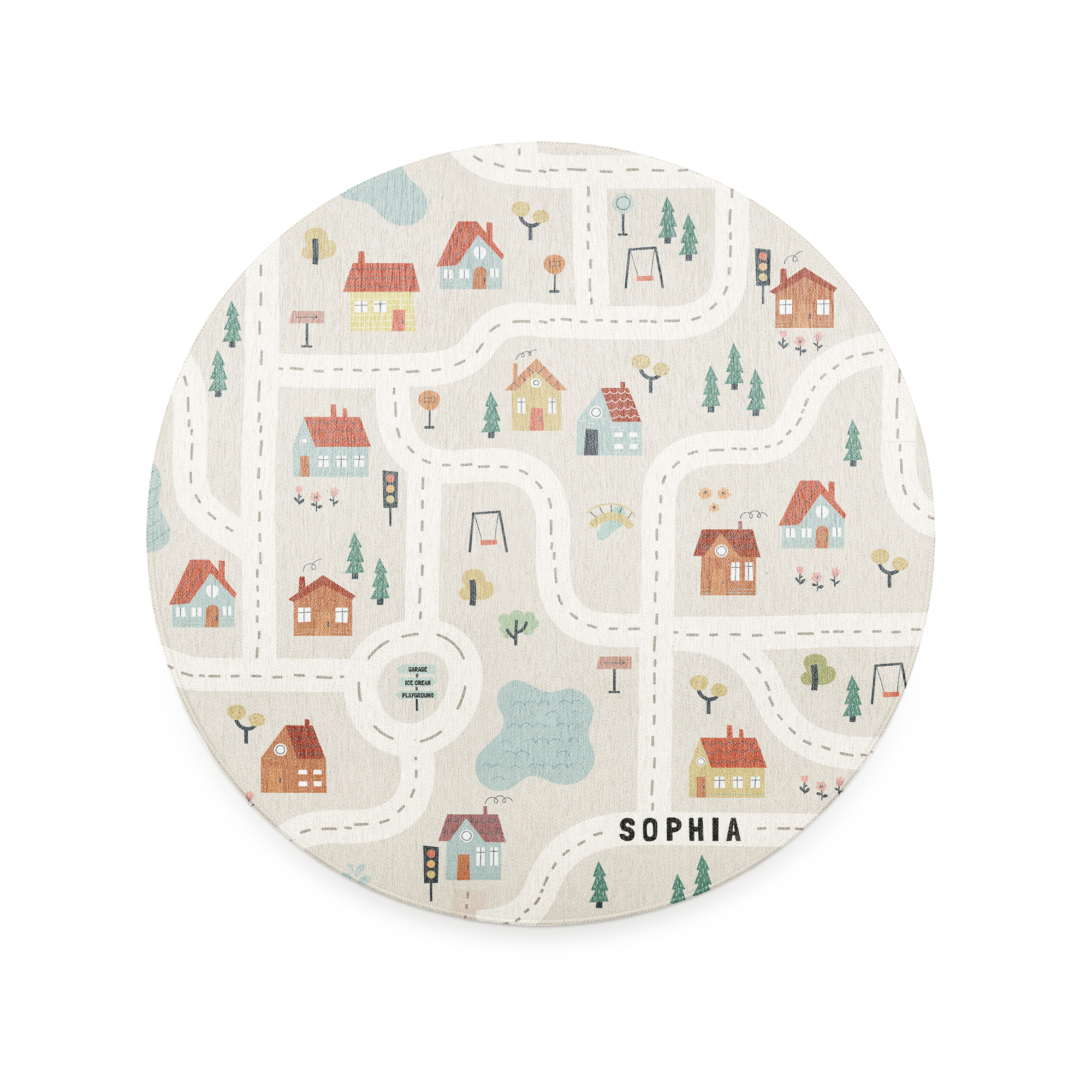 Tappeto da gioco personalizzato - ø 120 cm