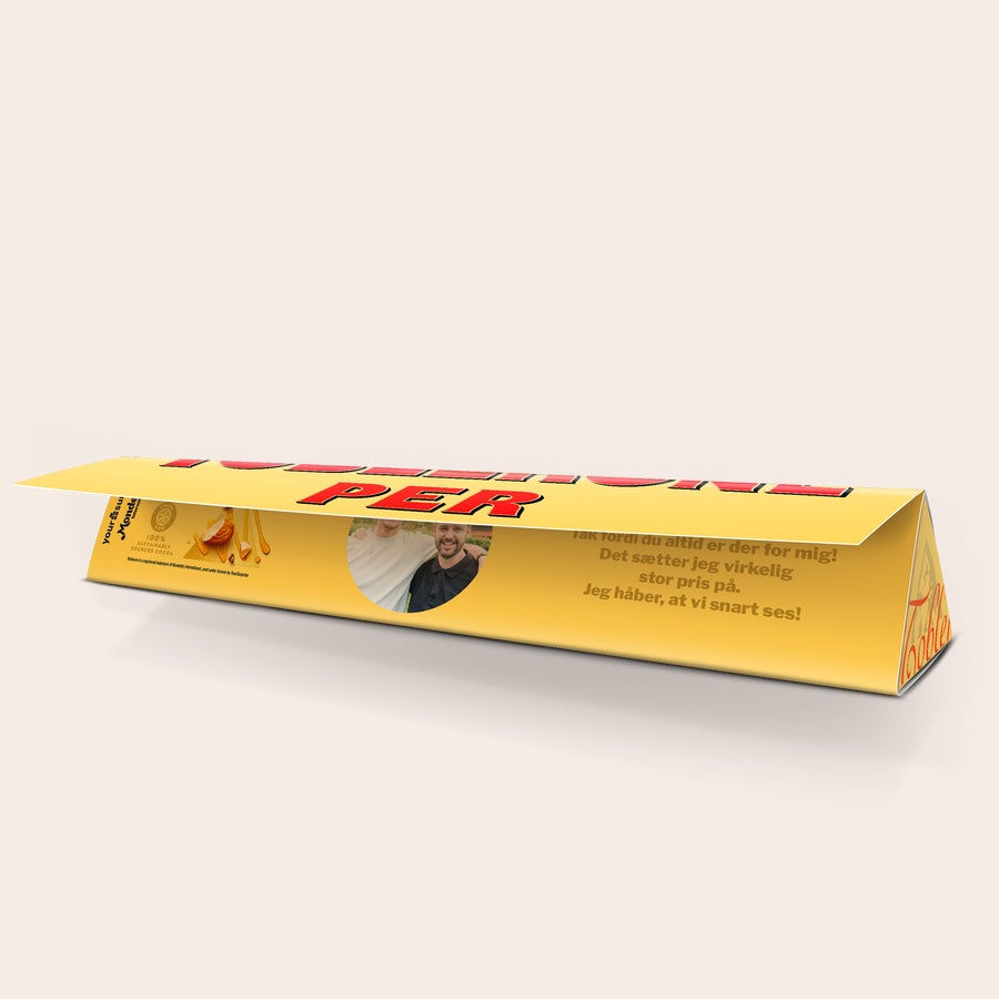 Toblerone med navn Toblerone med navn