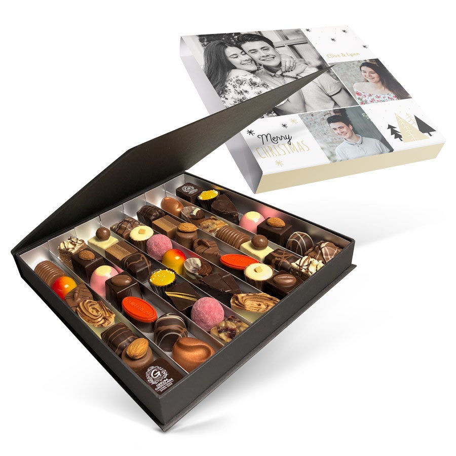 Personalised chocolate box - Deluxe - Christmas - 49 pcs
