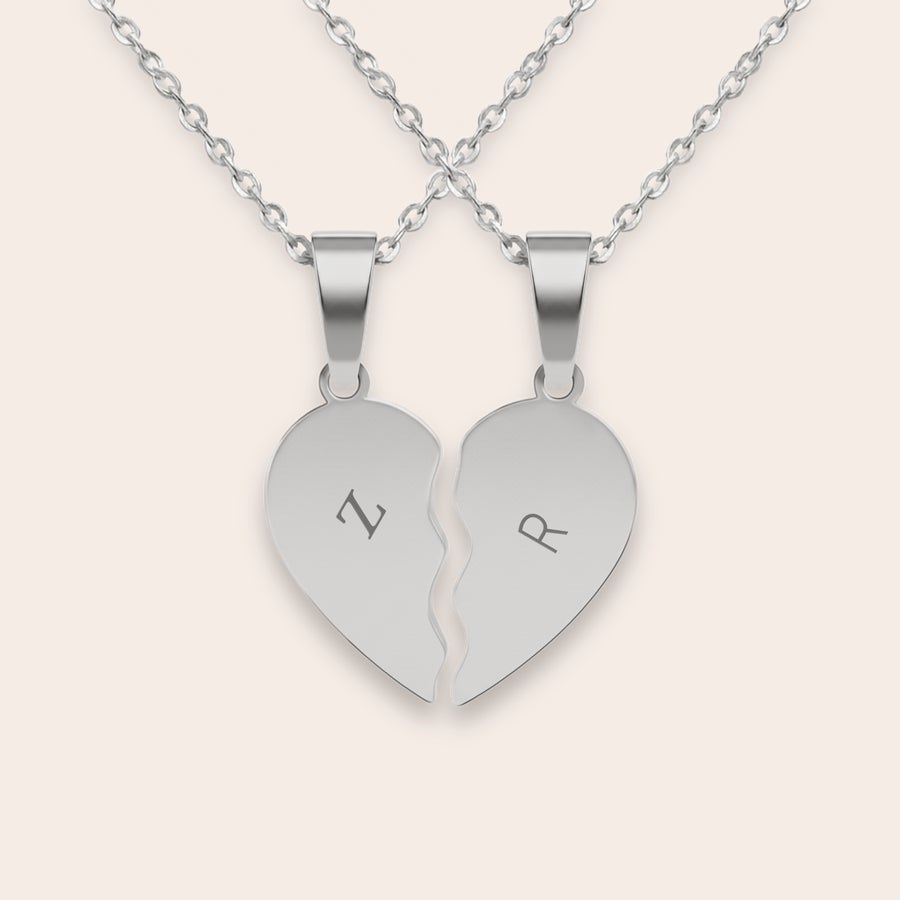 Silver pendant - Broken heart Silver pendant - Broken heart