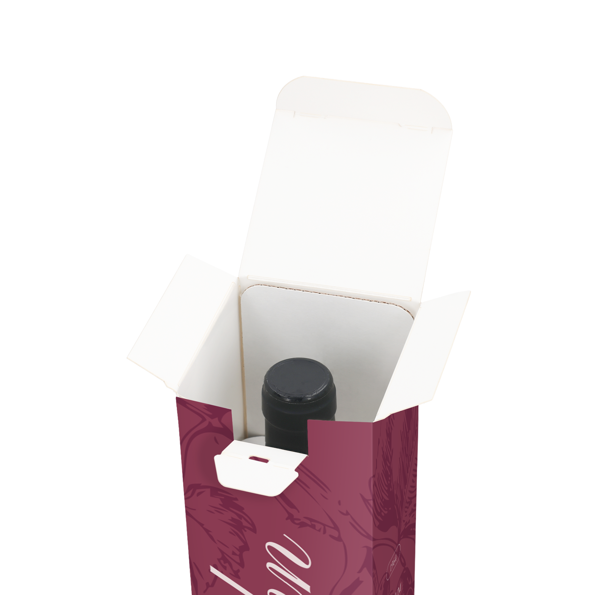 Caixa de vinho personalizada - Cartão