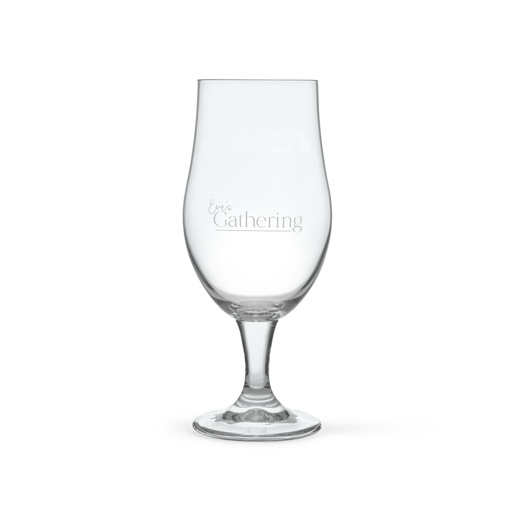 Kieliszek pina colada z personalizowanym grawerowanym tekstem "Every Gathering"