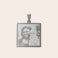 Ketting met vierkante hanger Ketting met vierkante hanger