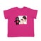 T-shirt bébé personnalisé - Manches courtes - Fuchsia - 62/68